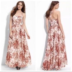 100% vintage silk winter Kate maxi dress